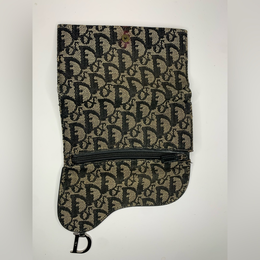 Dior Monogram Saddle Wallet